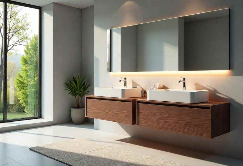 Floating Vanities for Bathroom Cabinets in Melbourne. Best Cabinet Makers in Melbourne.