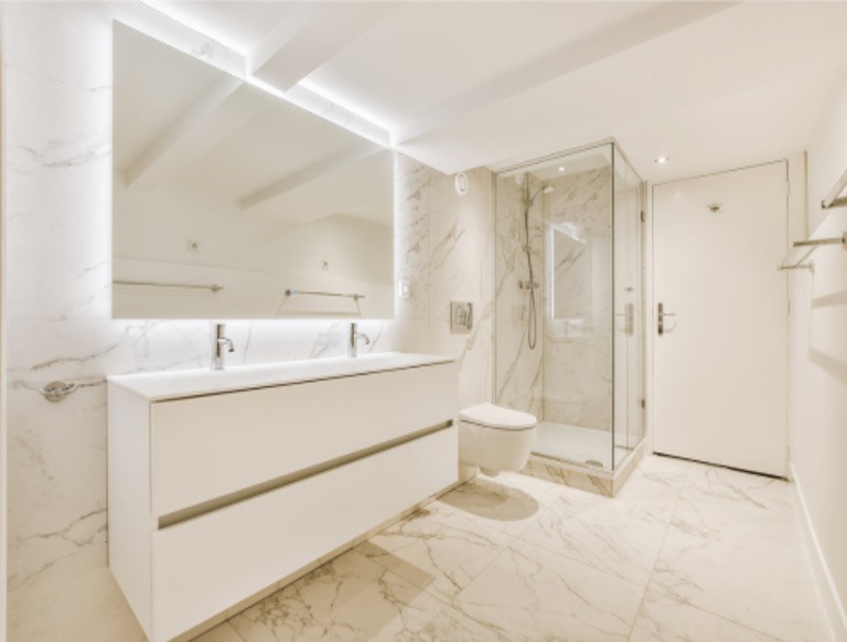 Custom bathroom cabinets installed by VTF Constructions Melbourne