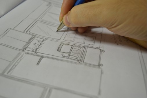 Melbourne custom kitchen layout design with functional space planning