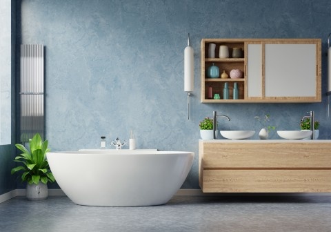 bathroom vanity Melbourne modern custom cabinet with storage drawers and sleek design