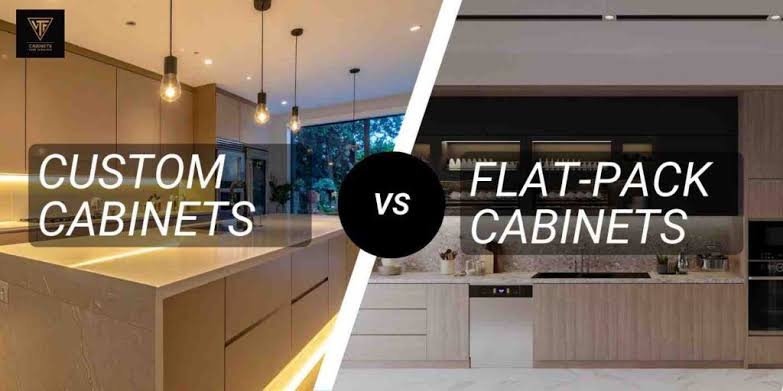 Custom Kitchens Kew compares custom kitchen cabinets with flat-pack kitchens for better design and storage
