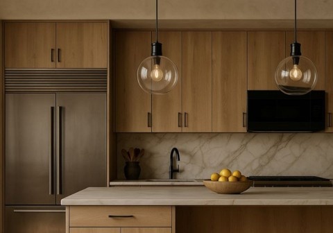 Custom FSC-certified solid timber kitchen cabinets Melbourne homeowners choose for sustainable kitchen renovations, natural timber finishes, and long-lasting durability.